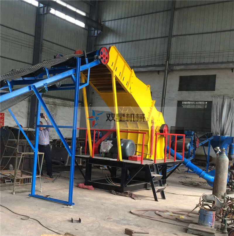 废铝柠檬视频网站生产线安装现场