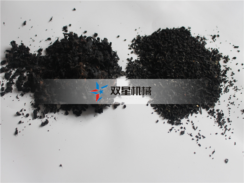 橡胶柠檬视频网站粉碎后的胶粒